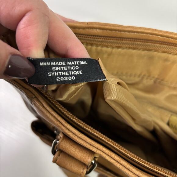 Multisac Beige Tote Shoulder Purse Bin9 - Picture 5 of 10